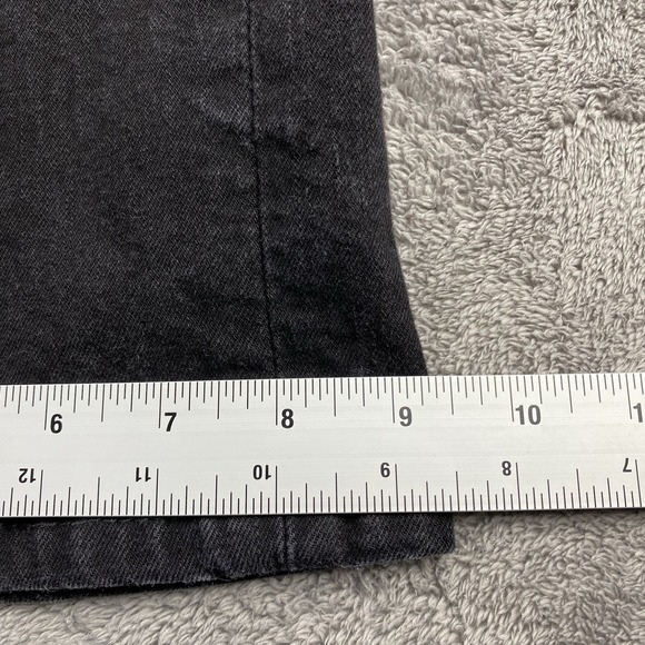 Levis 514‎ Straight Jeans Mens 42x30 Black High Rise - Picture 4 of 14